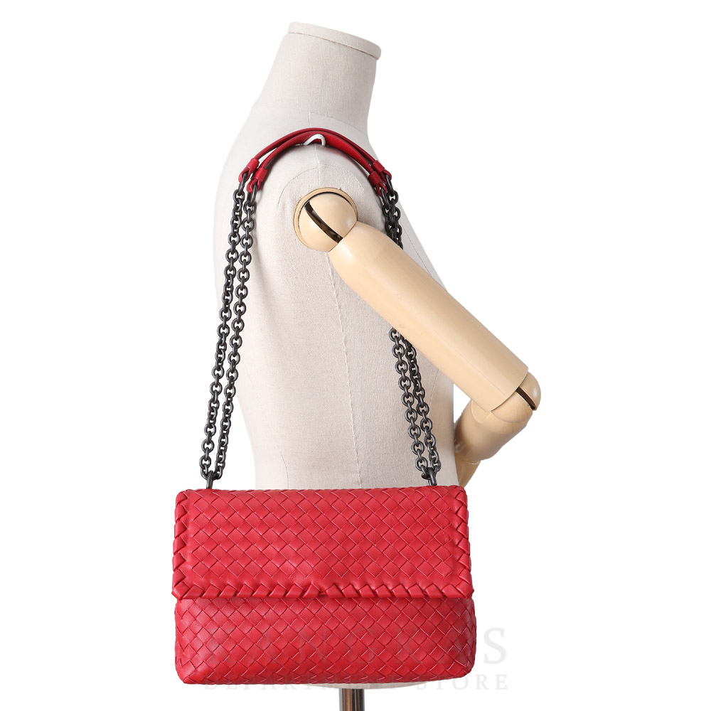 BOTTEGA VENETA(USED)보테가베네타 올림피아 체인 숄더백